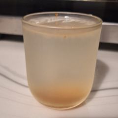 A picture of Keto "burning" ginger drink (to boost metabolism).