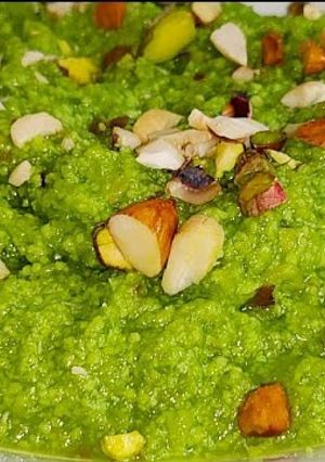 A picture of Doodh ka halwa bottle hours halwa no milkmaid milk powder.
