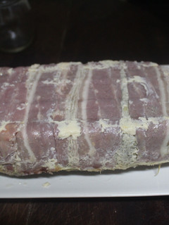 Una foto de Tortilla de alcachofas con bacon al microondas