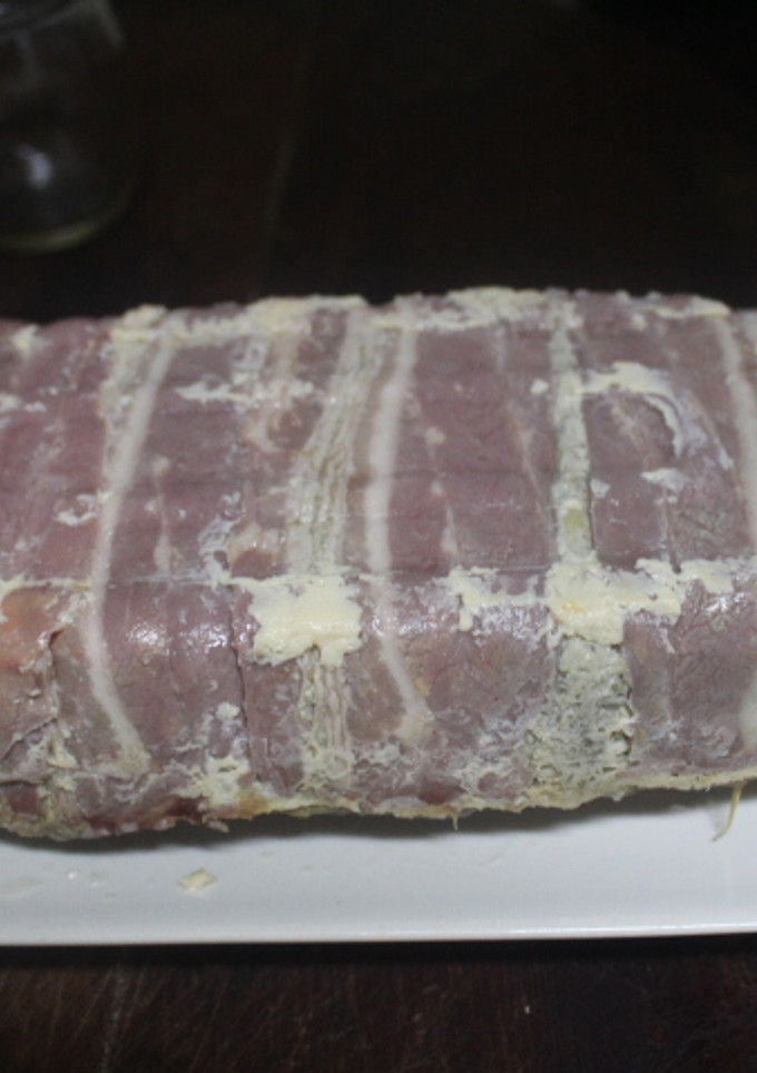Una foto de Tortilla de alcachofas con bacon al microondas