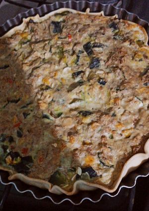 Una foto de Tarta de Zapallito Verde