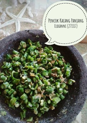 Foto resep Pencok Kacang Panjang