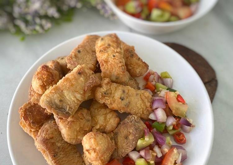 Resep Gindara  Crispy Sambal Dabu yang lezat dan Mudah Dibuat