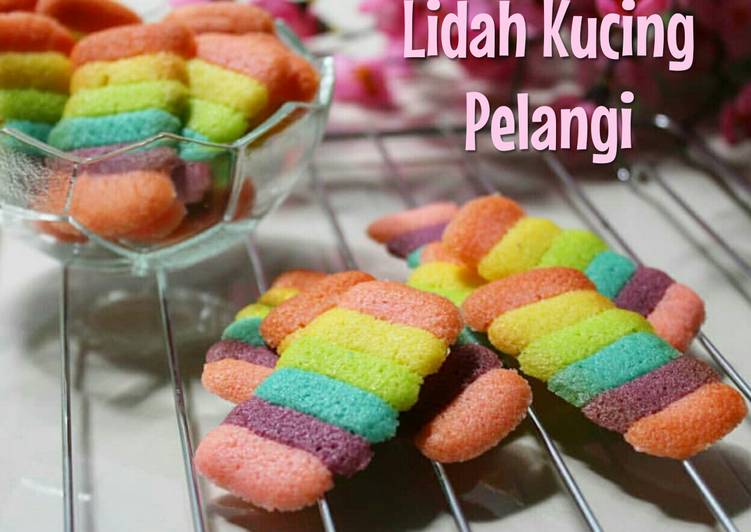 Resep: Enak7. Lidah Kucing Pelangi