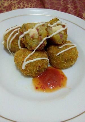 Foto resep Kroket kentang sosis isi keju