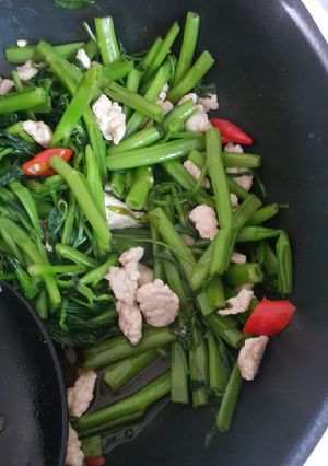 รูปของ ผัดผักบุ้ง#กินผักรักสุขภาพ6