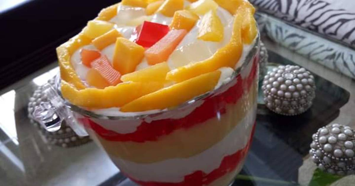 Mango Dessert Recipe By Nosheen Ashar - Cookpad