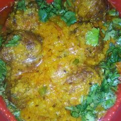 Watermelon rind kofta A picture of Watermelon rind kofta.