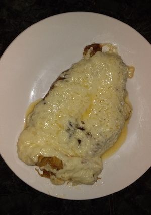 Una foto de Plátano maduró con queso👌