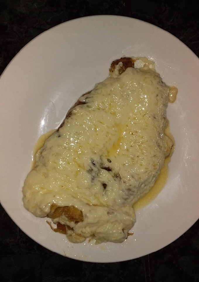 Una foto de Plátano maduró con queso👌