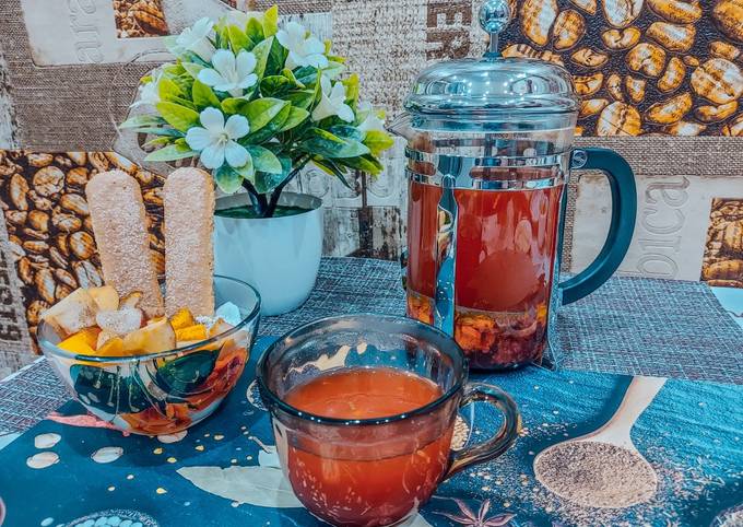 Чай с облепихой и мятой рецепт с фото пошагово
