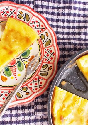 A picture of Mom's Far Breton.