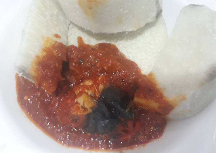 Steps to Prepare Quick Fish stew with yam