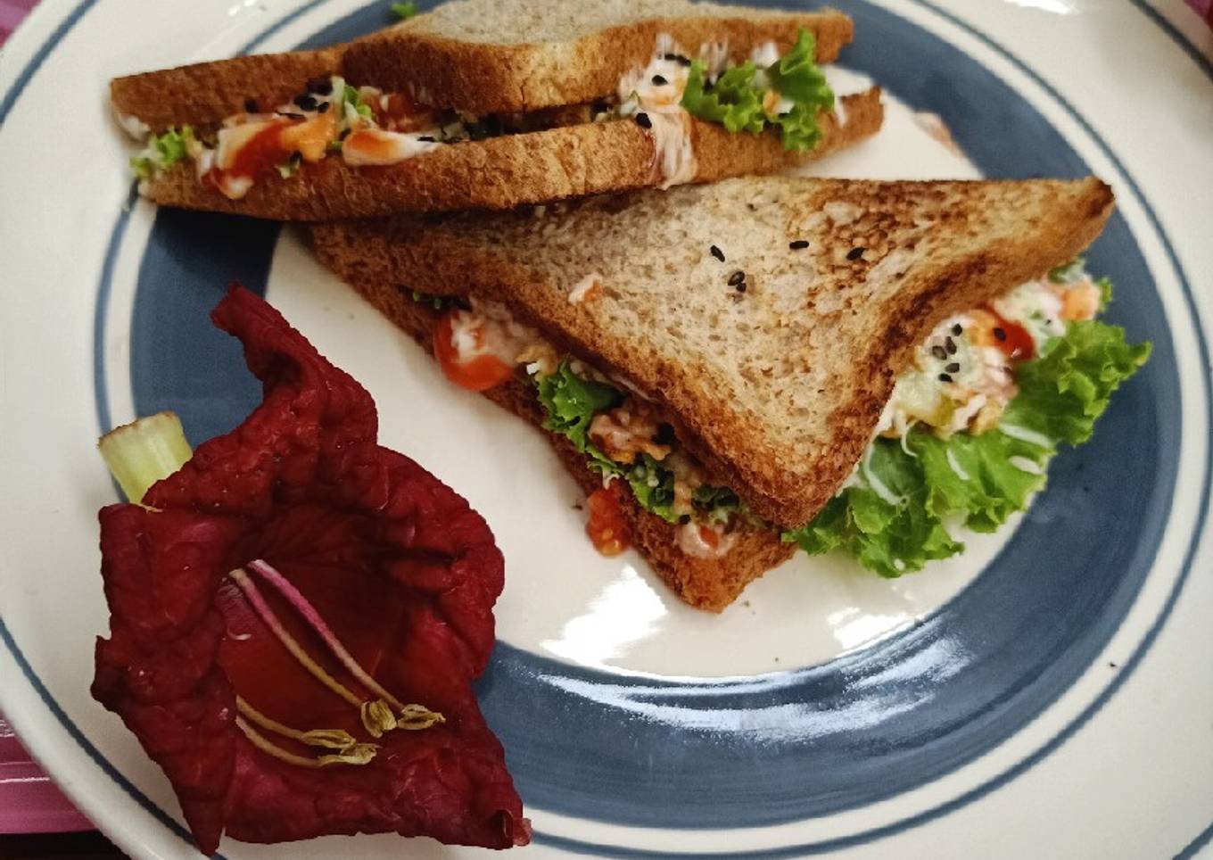 Gandum Toast (menu diet enak bgt)