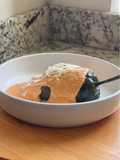 Chile Relleno with Picadillo and Chipotle Sauce
