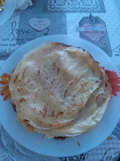 Una foto de Crépes dulces
