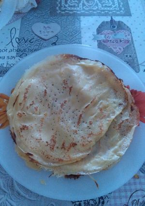 Una foto de Crépes dulces