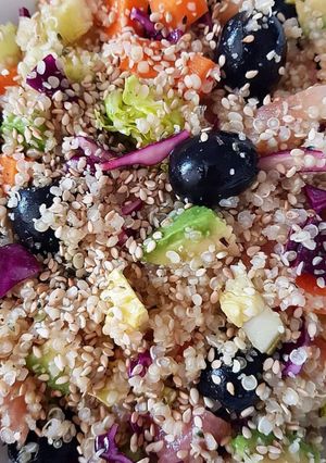 Una foto de Ensalada de quinoa