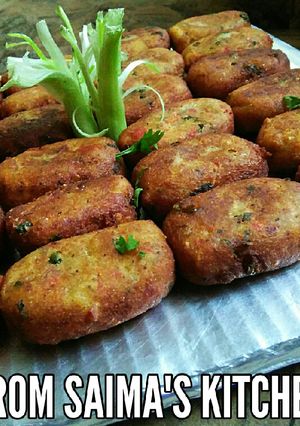 A picture of Veg cheese magic cutlets #cookpadramadan #iftar.