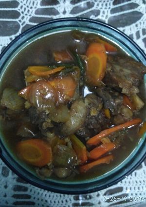 Foto resep Iga lada hitam