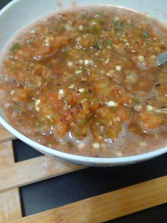 Una foto de Salsa asada o Chile de molcajete