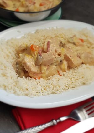 Une photo de °Blanquette de poulet à la bière°