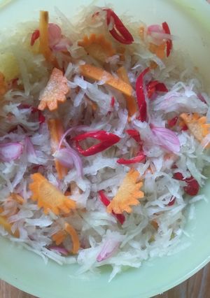 Foto resep Acar Pepaya Muda