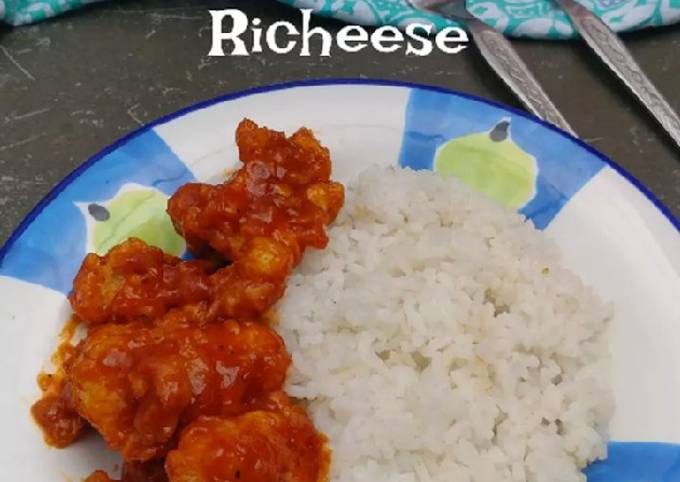 (96) Ayam Bumbu Barbeque ala Richeese