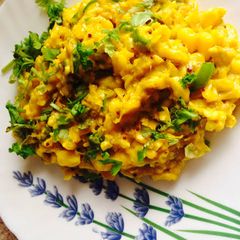 A picture of Sweet corn chivda (khichdi).