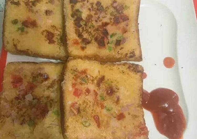 Simple Way to Make Perfect Bread pizza