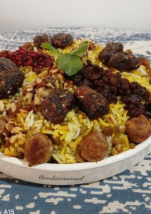 عکسی از دستور عدس پلو مجلسی