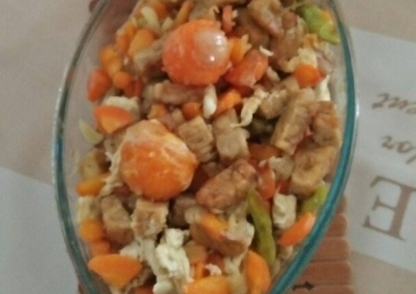 23. Tumis Telur Asin