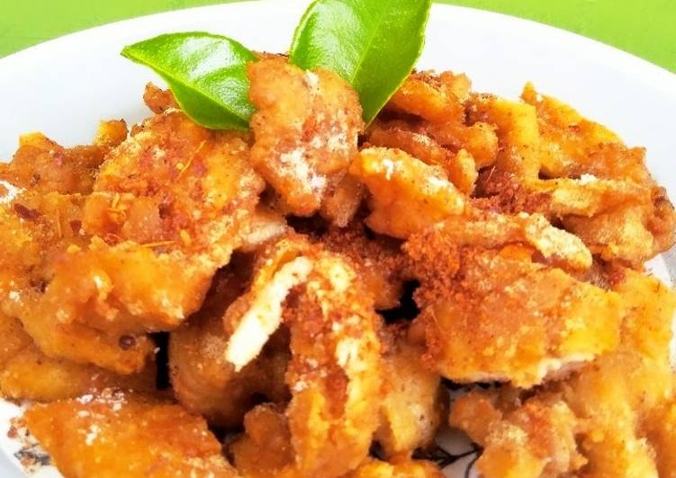 Bagaimana Membuat Shihlin Crispy Chicken 2 bahan Anti Gagal