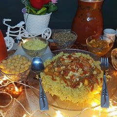 A picture of Koshari Arabic dish 😋.