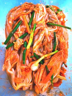Hình của món Kimchi cải thảo.