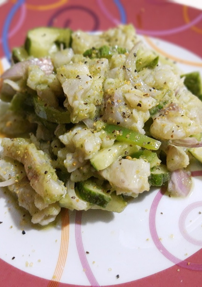 Una foto de Aguachile cubano