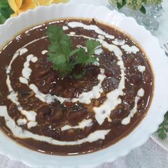 A picture of Rajma spicey and delicious.