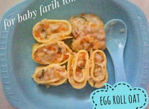 Foto resep Egg Roll Oat MPASi 10m+