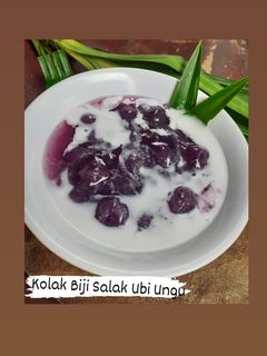 Foto resep Kolak Candil/Biji Salak Ubi Ungu
