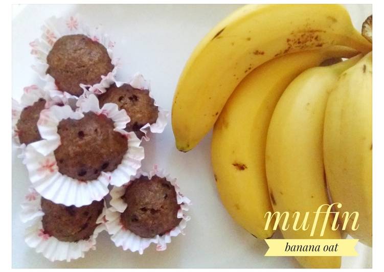 Resep Muffin banana oat, Bikin Ngiler
