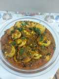 Boiled eggs masala curry