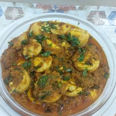 Boiled eggs masala curry A picture of Boiled eggs masala curry.