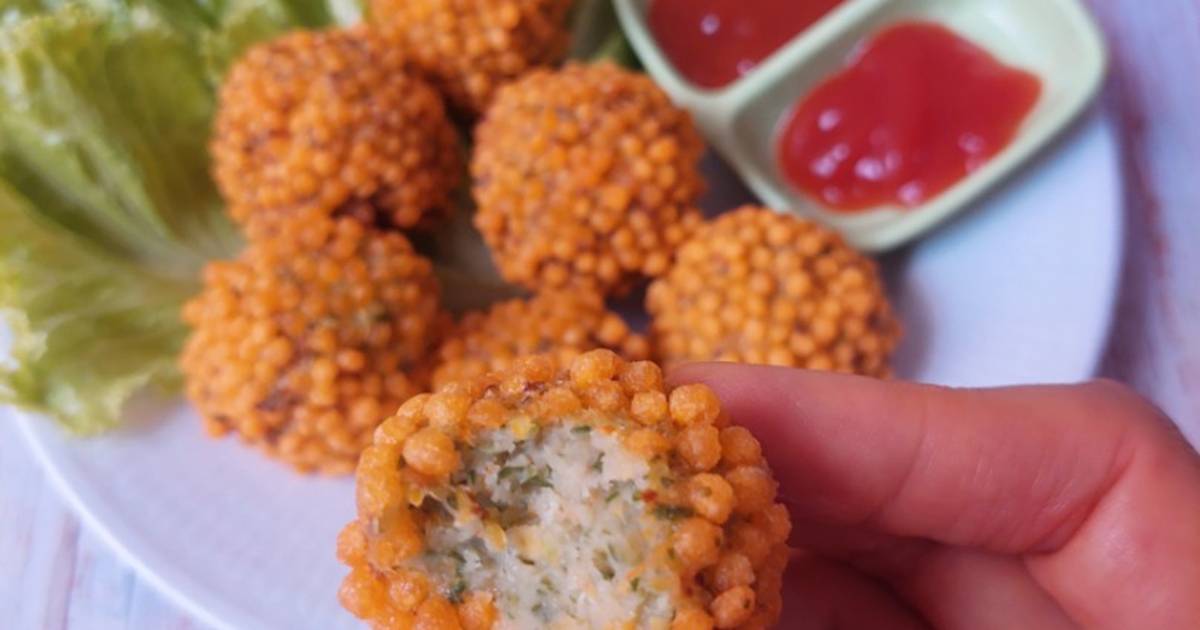 Resep Crispy Bubble Crumb Chicken Ball oleh Keinara FR - Cookpad