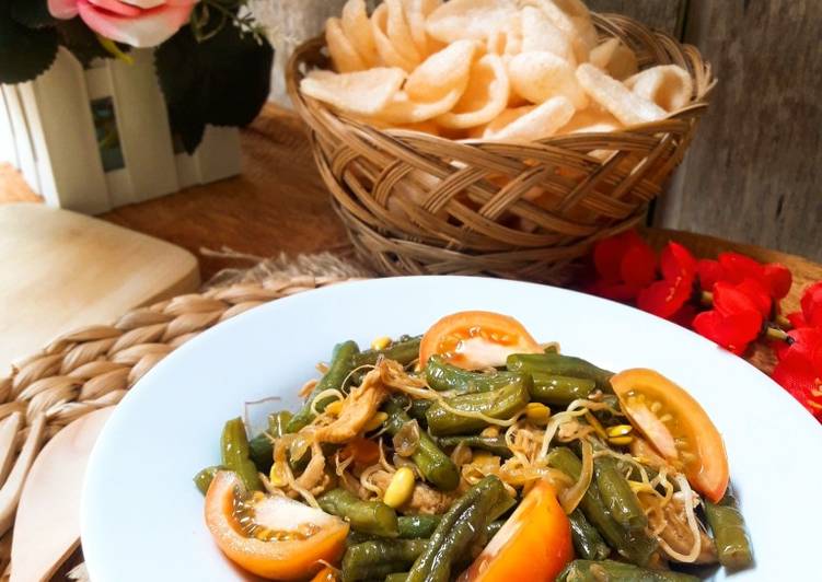 TUMIS Kacang Panjang - Ayam - Tauge