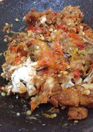 Foto resep Ayam geprek mercon