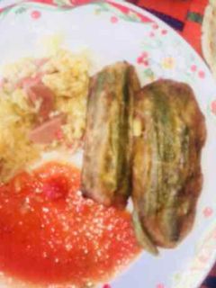 Una foto de Ejote forrado