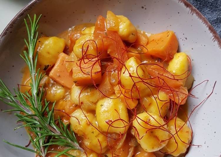 Gnocchi-Süsskartoffel-Topf