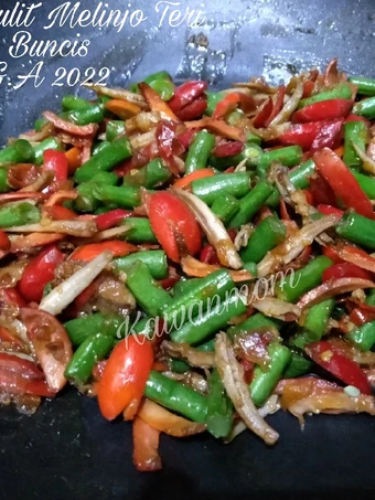 Cara Gampang Membikin Resep 20. Tumis Kulit Melinjo Teri Buncis yang Lezat Anti Ribet, Mantap