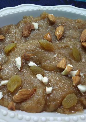 A picture of Aate ka halwa.