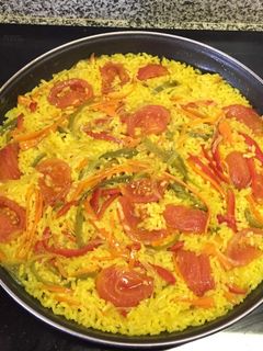 Una foto de Arroz con verduras